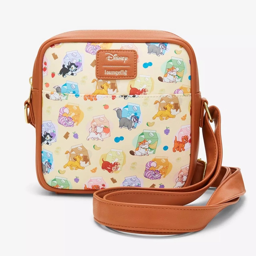 Loungefly Disney Cats with Milk Cartons Crossbody NWT